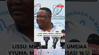 LISSU MWILI WANGU UMEJAA VYUMA MAKOVU YA RISASI 16😭 chadema lissu globaltv breaking globaltv [upl. by Nannarb]