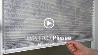 Montage des Cosiflor VS2 Plissees mit GelenkKlebeplatten [upl. by Yelnats199]