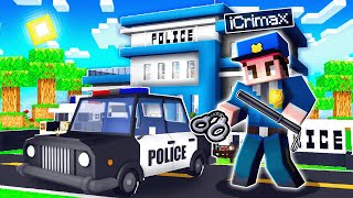 1 TAG als POLIZEI arbeiten in MINECRAFT [upl. by Enej]