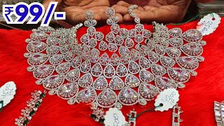 Charminar Wholesale Jewellery FREE Gift Begum Bazar Bangles Market online shopping [upl. by Aetnuahs]