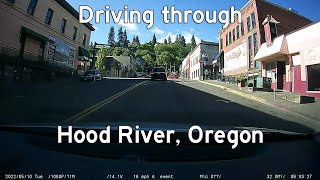 Driving Through Hood River Oregon [upl. by Nohshan632]