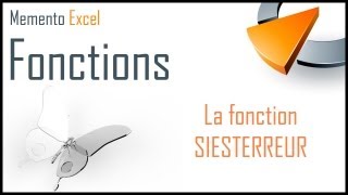 La fonction SIESTERREUR dans Excel  Formation Excel Marseille [upl. by Lenwood463]