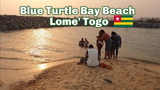 Blue Turtle Bay Beach  Lome Togo🇹🇬 [upl. by Einaffets752]