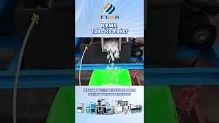 ICEMA tube ice machine in bedrijf [upl. by Ysus]