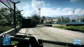 testing Xbox 360 Controller on BF3 for PC [upl. by Yemrots]