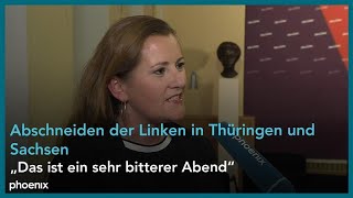 Janine Wissler CoVorsitzende Die Linke zum Abschneiden der Linken in Thüringen und Sachsen [upl. by Thorley]