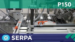 P150 Intermittent cartoner running liquidfilled bags  Serpa Packaging Solutions [upl. by Nealson325]