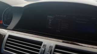 How to Remove Navigation Display from 2006 BMW 750  745 for Repair [upl. by Amlev]