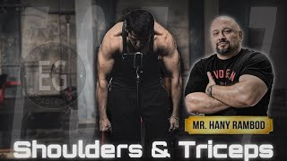 I did Mr Hany Rambod’s FST7 Shoulders amp Triceps at Emperias Gym [upl. by Baynebridge]