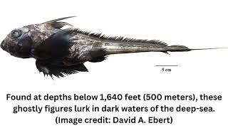 Ghost shark with enormous head and giant iridescent eyes discovered off Thailand [upl. by Soluk890]