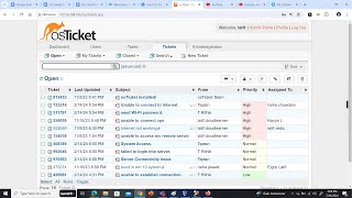 H10 Day2 Service Desk part4 OsTicket Demo [upl. by Aivin89]