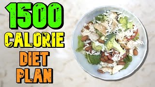 EASY 1500 Calorie Meal Plan For Weight LOSS amp Feeling FULL [upl. by Aloibaf376]