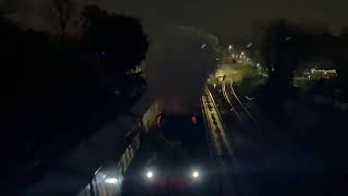 Steam Locomotive Royal Scot No 46100  The Golden Arrow  Passing Bickley Station [upl. by Bruno]