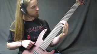 Obscura  Incarnated on Fretless bass guitar [upl. by Alih]