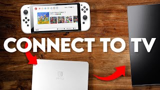 Connect a Nintendo Switch to a TV  EASY Step by Step Instructions [upl. by Anerat976]