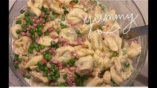 Nr83 Tortellini in Schinken Sahne Sauce Thermomix Cookidoo [upl. by Hesketh878]