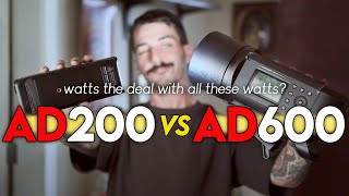 Watts Explained  AD200 vs AD600 Pro [upl. by Duvall]