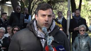 Zeleni kvart protest  Adi Jakupovic VD sekretar MZ Gorica [upl. by Rafaelof]