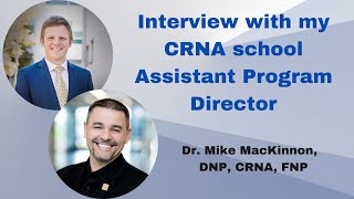 Interview with my CRNA school assistant program director  National University Nurse Anesthesiology [upl. by Maddocks]