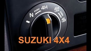 How to Use Suzuki Grand Vitara 4 Wheel Drive System  Suzuki 4X4 [upl. by Nork]