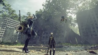 Nier AutomataMusic Box amp Jackasss Side Quests Part 5 [upl. by Hatfield]