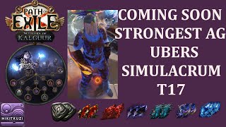 Poe 325  Strongest Animate Guardian Build  Sneak Peak  Fast Minion  Ubers  T17  All Content [upl. by Nosemyaj]