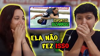 REACT OS ESPORTES MAIS ESTRANHOS E BIZARROS DO MUNDO  FALA DE TUDO [upl. by Ydarg686]