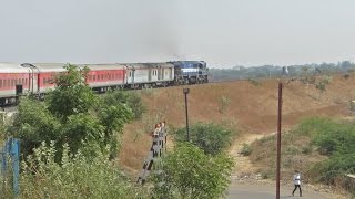 Train Parallel Action Overtake and TRAIN OVER TRAIN  Indian Railways [upl. by Htrag]