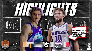 Sacramento Kings vs Utah Jazz Full Game Highlights  November 16  2024  202425 NBA Season [upl. by Ahsayn]