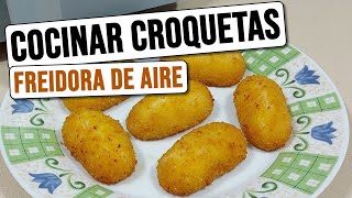 👩‍🍳 Cómo Cocinar Croquetas en Freidora de Aire  Receta Fácil 2024 Croquetas y Empanadillas [upl. by Artep]