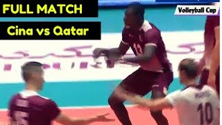 China vs Qatar FIVB 2018 Voli Pria World Championship Qualification Finals AVC [upl. by Crelin19]