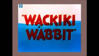 Merrie Melodies Wackiki Wabbit 1943 EU 1995 Turner Dubbed Version [upl. by Ttenna]