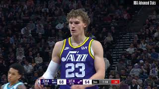 Lauri Markkanen vs Hornets  Every Point  2024222 [upl. by Teresina]