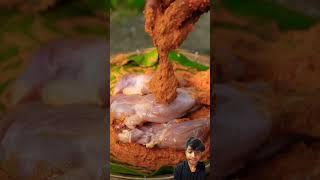 chicken leg piece fry 🤪shorts funny shortsviral shortsyoutube shortvideo shortsfeed [upl. by Enilram]