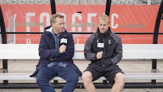 Forge FC captain Kyle Bekker speaks with Kristian Jack ahead of CPL semifinal 🗣️ [upl. by Langill154]