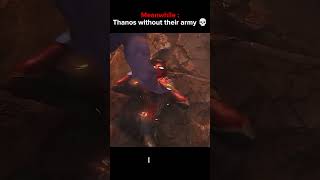 Thanos without their army 💀 shortvideo mcu trendingshorts deadpool ironman [upl. by Rockwell]