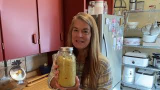 How to make homemade sauerkraut quick and easy fermenting [upl. by Yrrah]