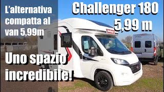 Compatto quanto spazioso Challenger 180 SEMINTEGRALE da soli 599 FUORI PRODUZIONE [upl. by Ecile]