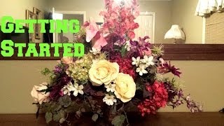 Getting Started with a Silk Floral Arrangement [upl. by Chaddie668]