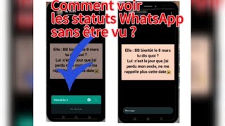 Comment regardez des statuts WhatsApp sans être vu [upl. by Markos]