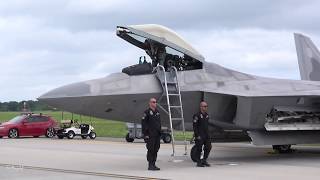 F22 Raptor Launch 2018 Air Power Over Hampton Roads Sunday [upl. by Apur]