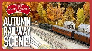 AN AUTUMN MODEL RAILWAY SCENE Tellindalloch  Scottish Region in 00 Gauge [upl. by Ridglea]