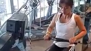 Rowing machine gym workout [upl. by Maleeny80]