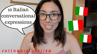 10 espressioni italiane colloquiali utili in conversazione italiano per stranieri B1 [upl. by Eire]