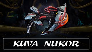 Warframe Weapon Encyclopedia  Kuva Nukor 2023 [upl. by Adnirod]