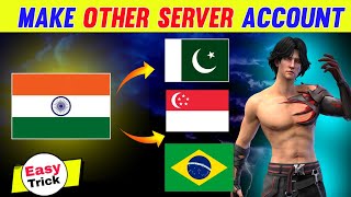 How To Make Other Server Free Fire Id  Free Fire Me Dusre Server Ki Id Kaise Banaye [upl. by Puglia]