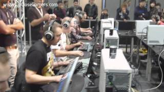 AGAiN TaZ dancing and singing to mouz  ESWC 2011 [upl. by Adnamas]