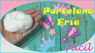 Como hacer Porcelana Fría casera RECETA FÁCIL  Cold porcelain recipe [upl. by Spense]