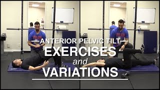 Anterior Pelvic Tilt core exercises with challenging variations [upl. by Adlesirc]