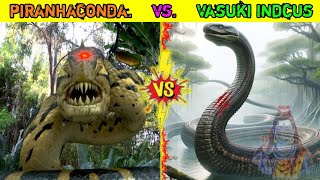 PIRANHACONDA VS VASUKI  who will win 🔥  कौन है सबसे ज्यादा खतरनाक snake 🐍 [upl. by Sej927]